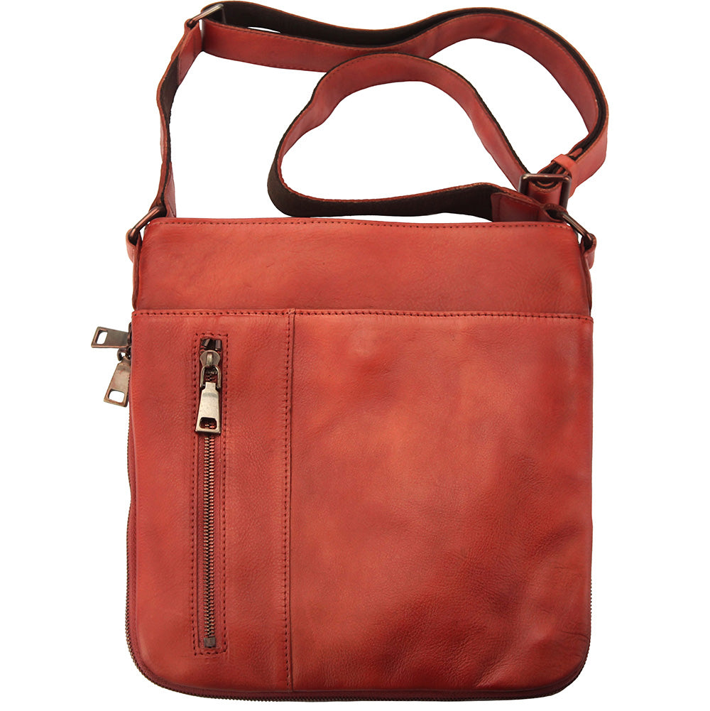 Oscar Cross body leather bag - Made In Italy