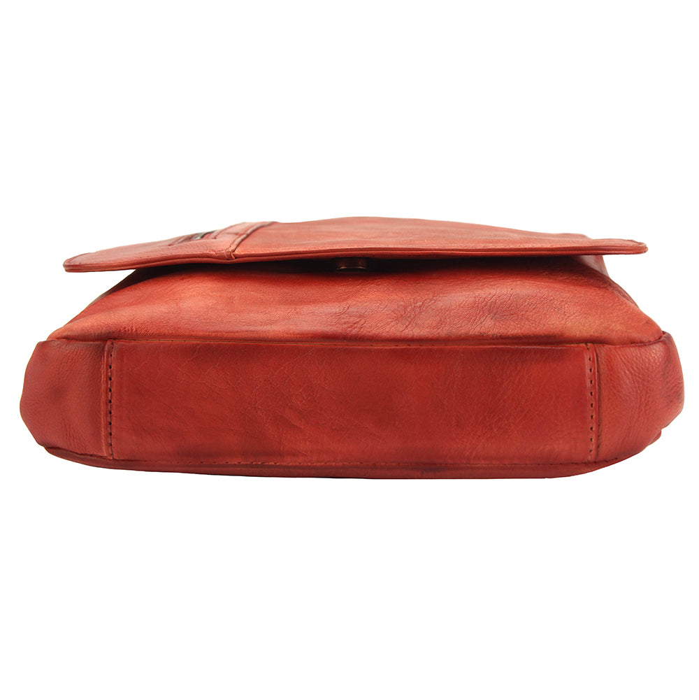 Igor Messenger Flap leather bag - Made In Italy