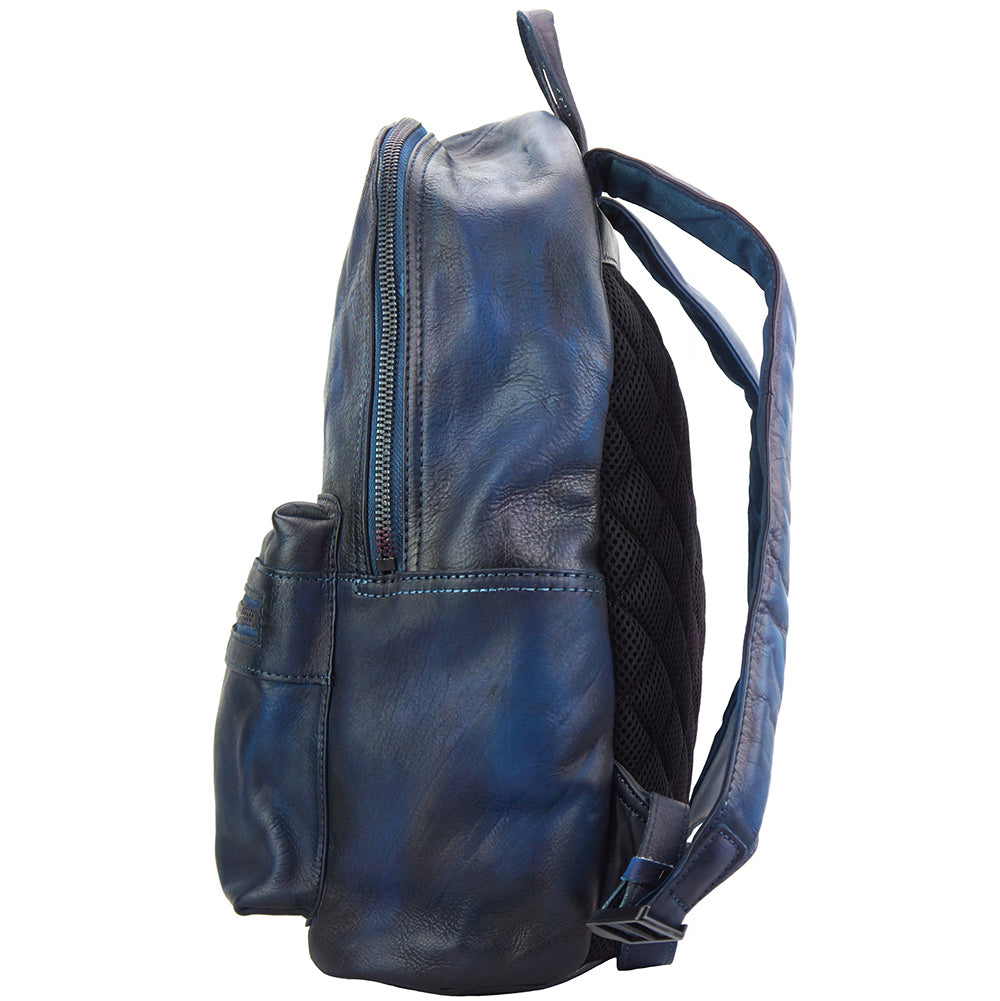 Josh Backpack in vintage calfskin - Made In Italy