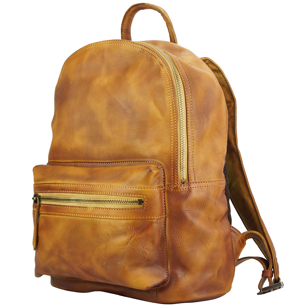 Josh Backpack in vintage calfskin - Made In Italy