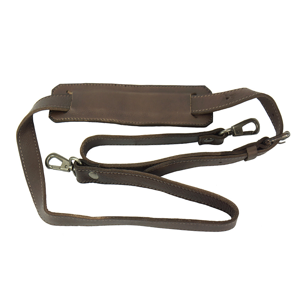 Travel bag Serafino in vintage leather - Made In Italy