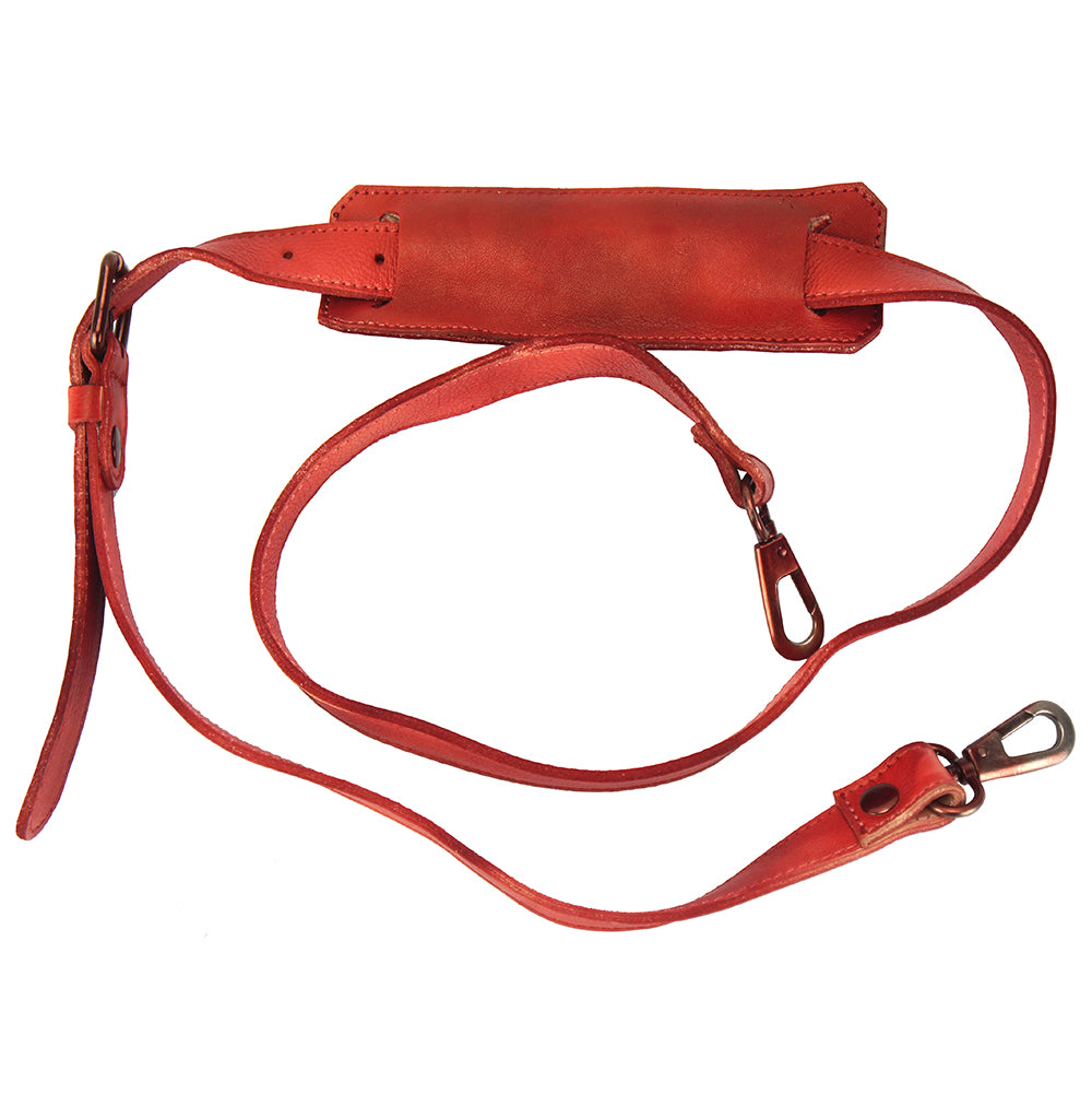 Travel bag Danilo in vintage leather - Made In Italy
