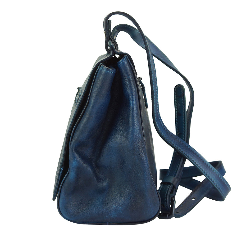 Livio leather Messenger bag - Made In Italy