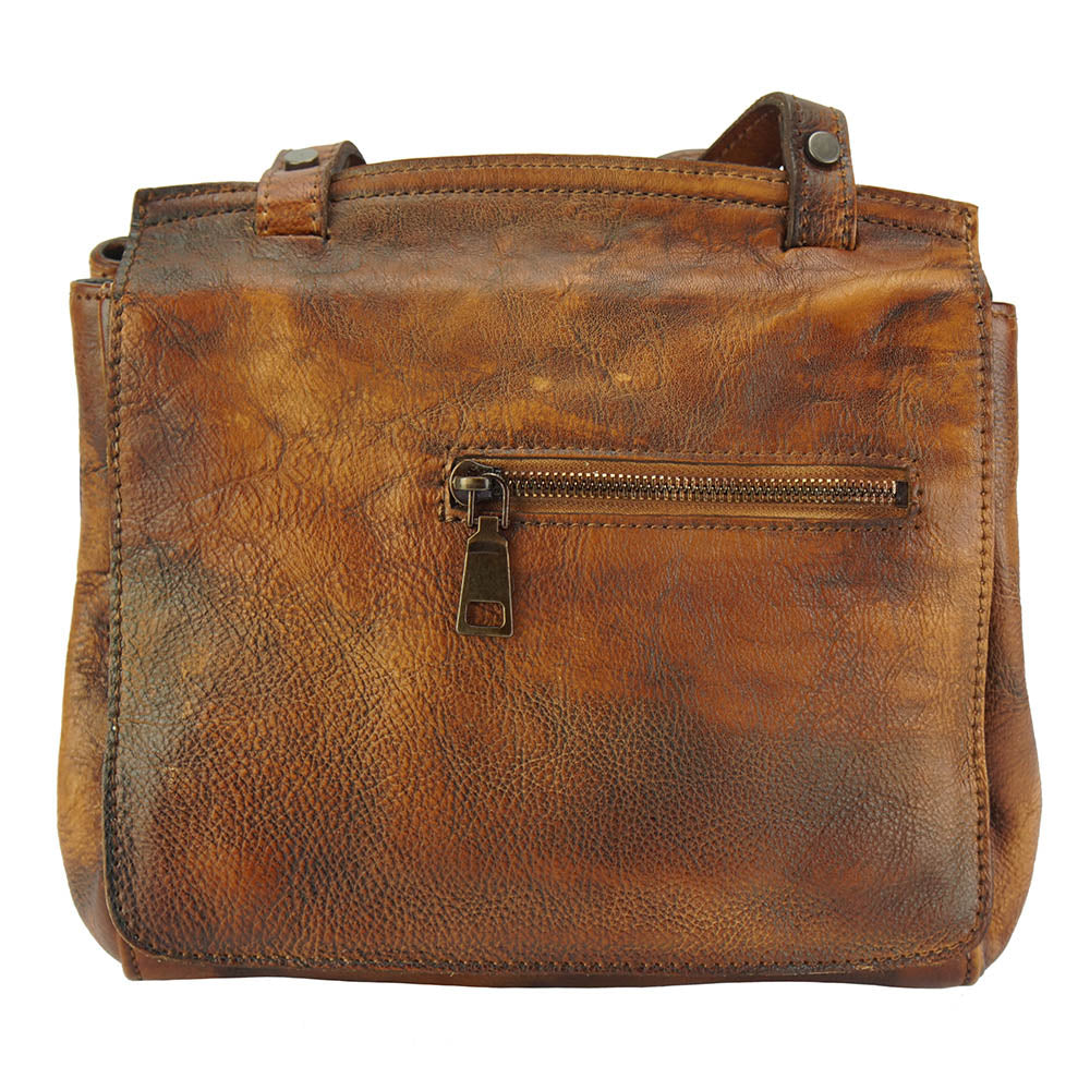 Livio leather Messenger bag - Made In Italy