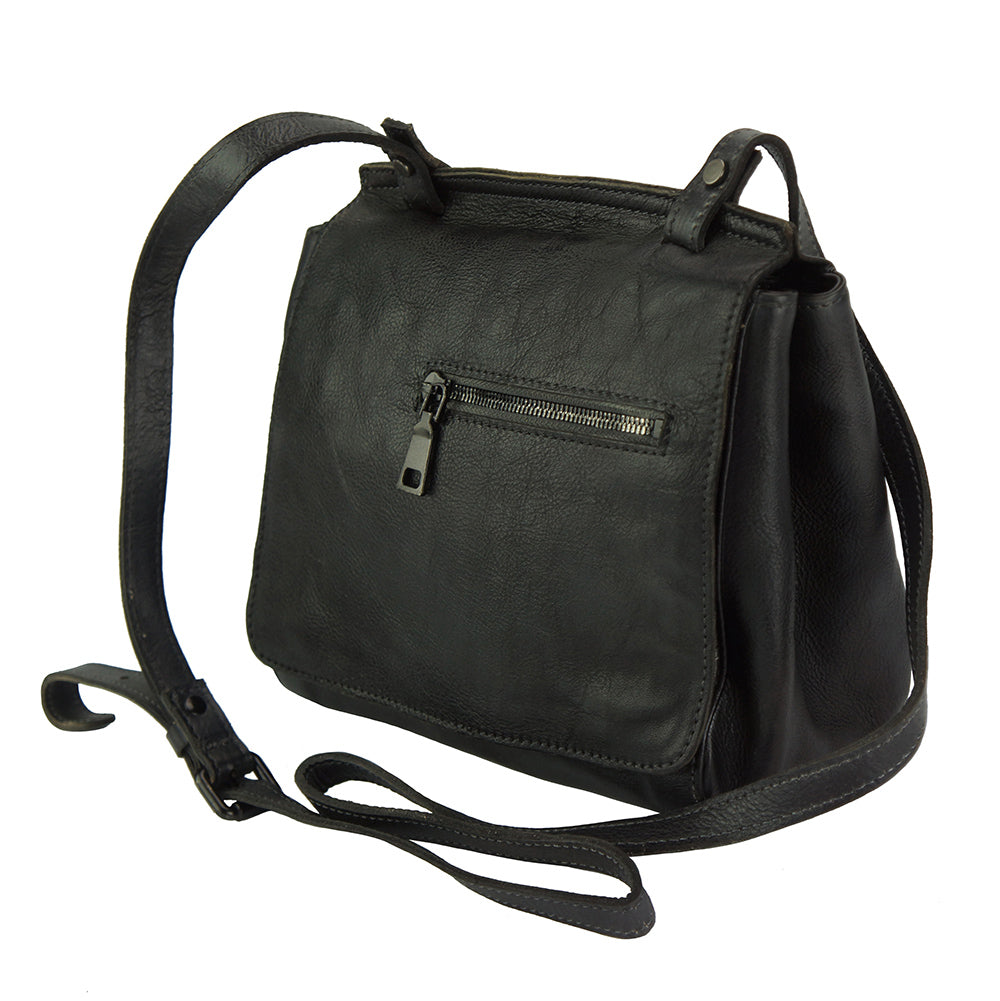 Livio leather Messenger bag - Made In Italy