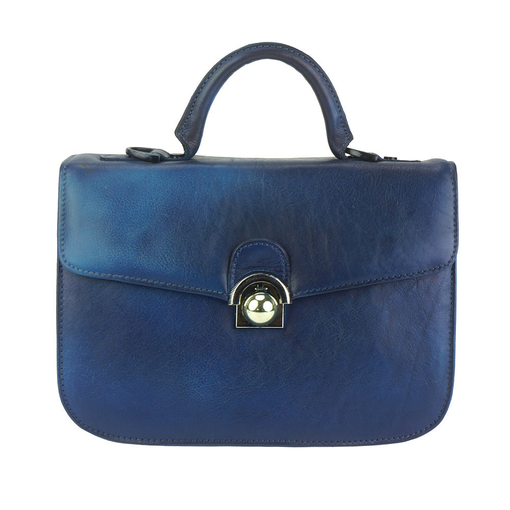 Very Leather Hand-bag - Made In Italy