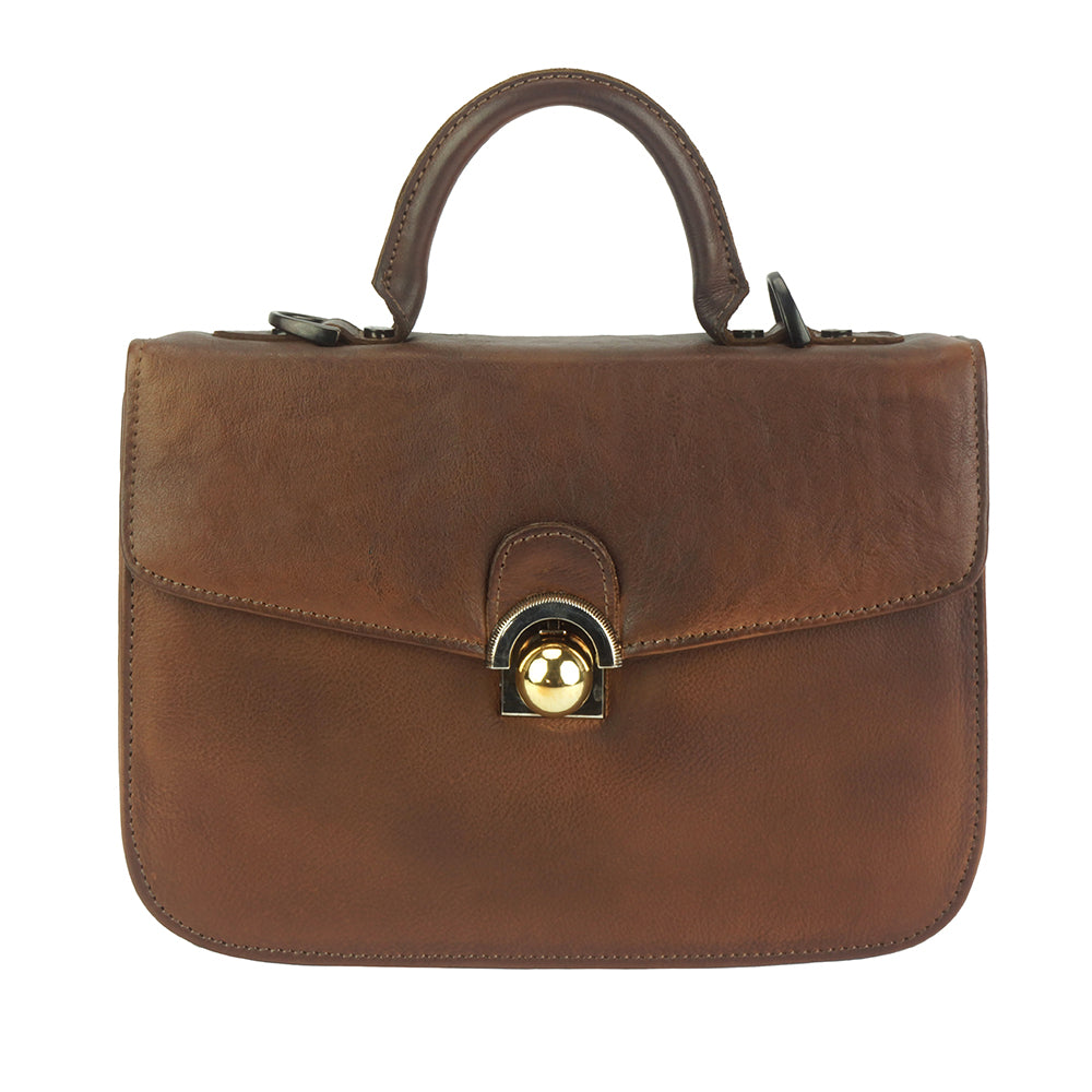 Very Leather Hand-bag - Made In Italy