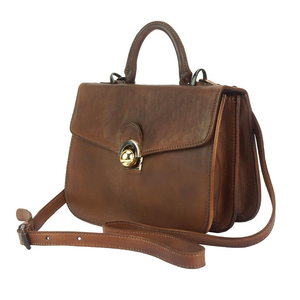 Very Leather Hand-bag - Made In Italy