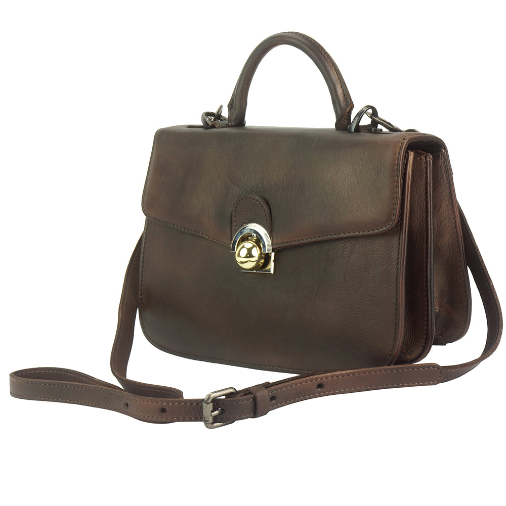 Very Leather Hand-bag - Made In Italy