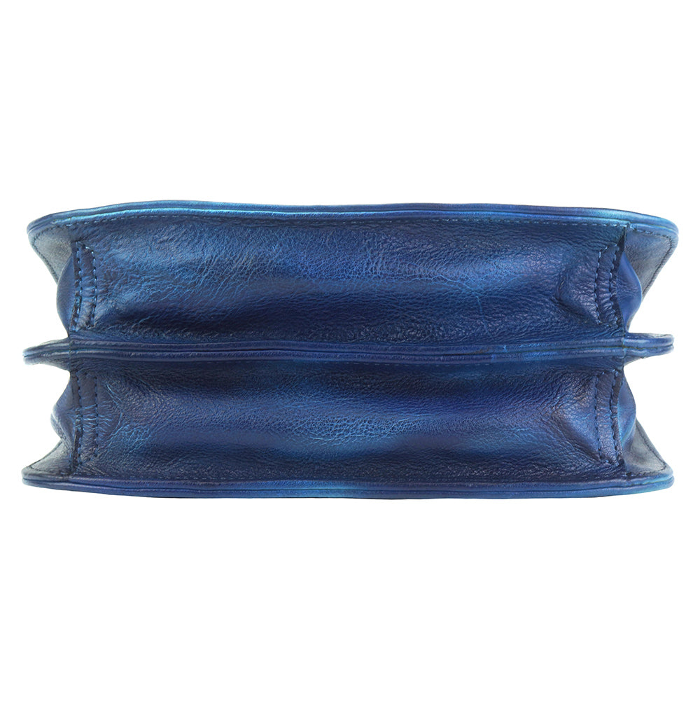 Very GM Leather Hand-bag - Made In Italy