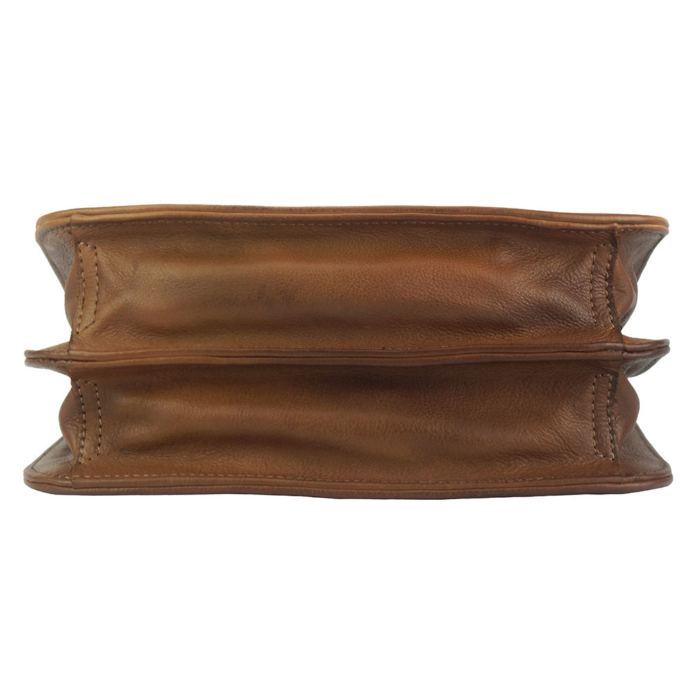 Very GM Leather Hand-bag - Made In Italy