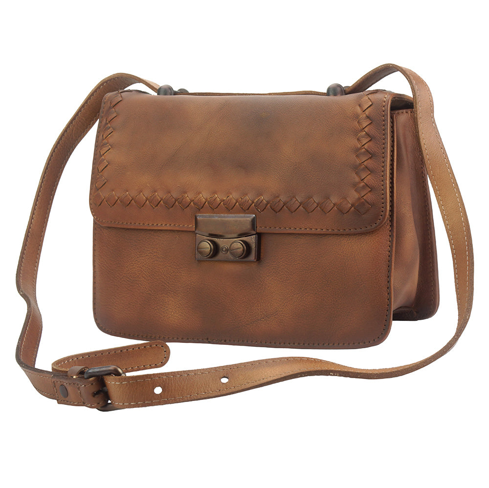 Kléber GM leather cross body bag - Made In Italy