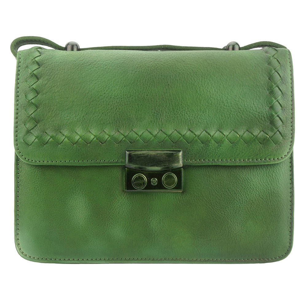 Kléber GM leather cross body bag - Made In Italy