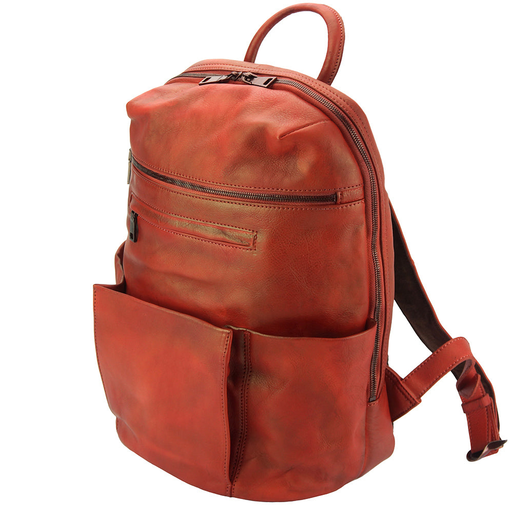 Tiziano Backpack in vintage-calfskin - Made In Italy