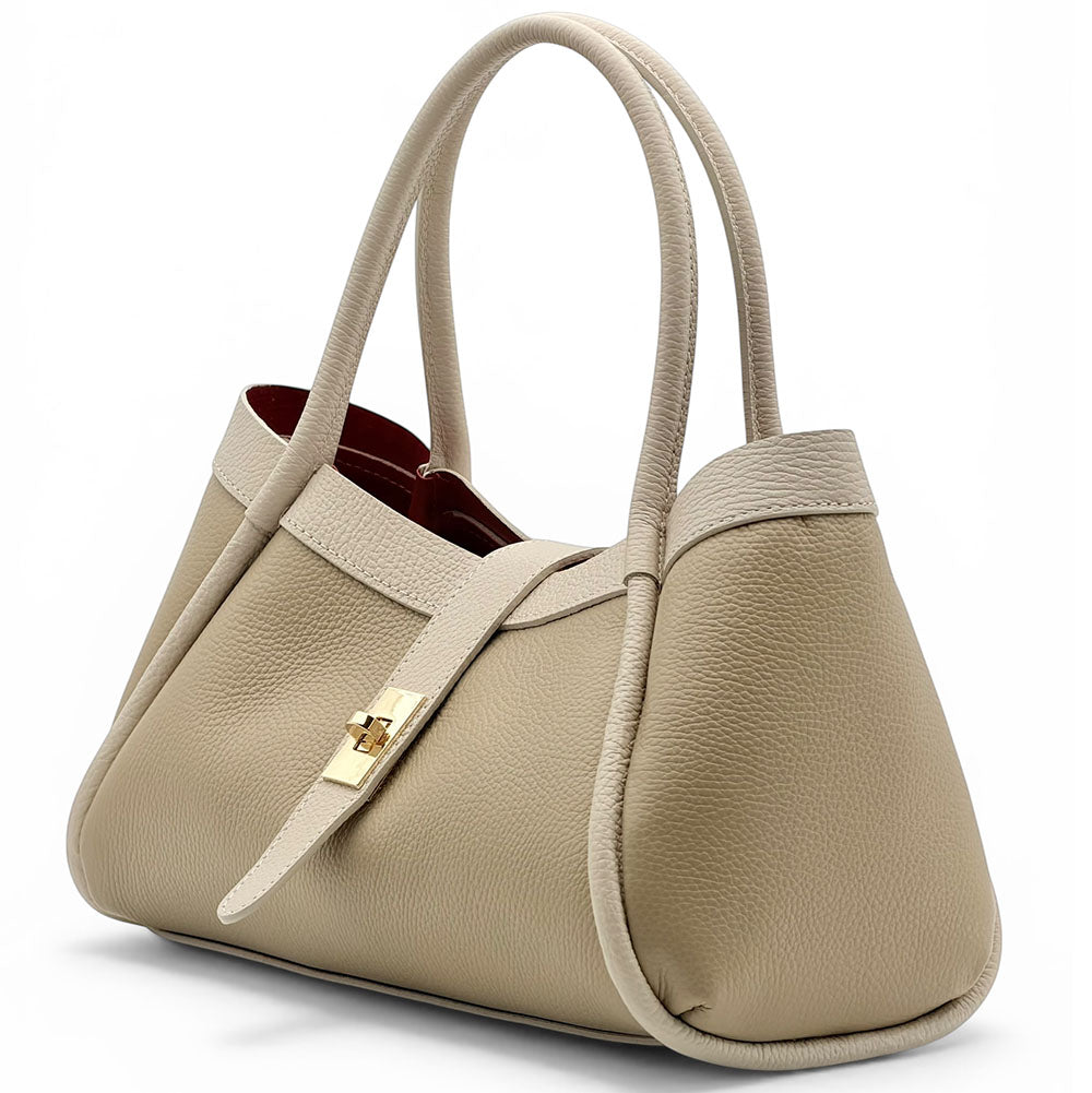 Ottilia Italian Leather Handbag - Made In Italy