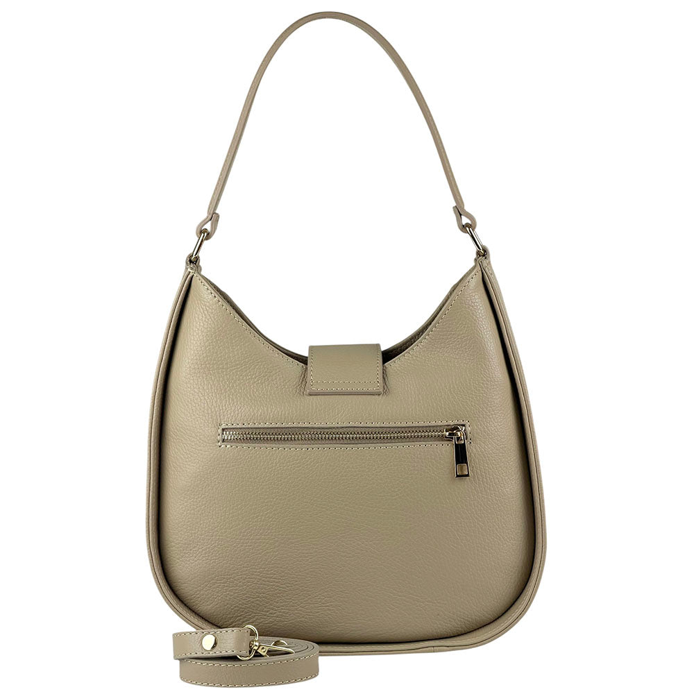 Armonia Leather Shoulder Bag - Made In Italy