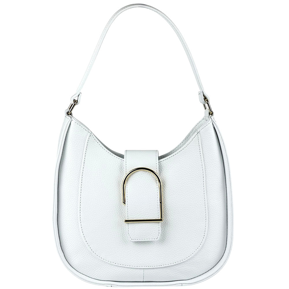 Armonia Leather Shoulder Bag - Made In Italy