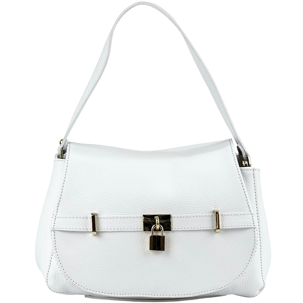 Ottavia Leather Shoulder Bag - Made In Italy