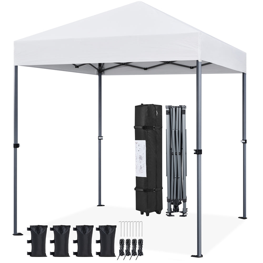 Pop-up Canopy, Outdoor Camping Tent with One-Push-To-Lock Setup Mechanism, UPF 50+ Instant Canopy Ideal, Suitable for Home & Commercial Use, Party Wedding Tent Garden Gazebo Outdoor Cover for Patio