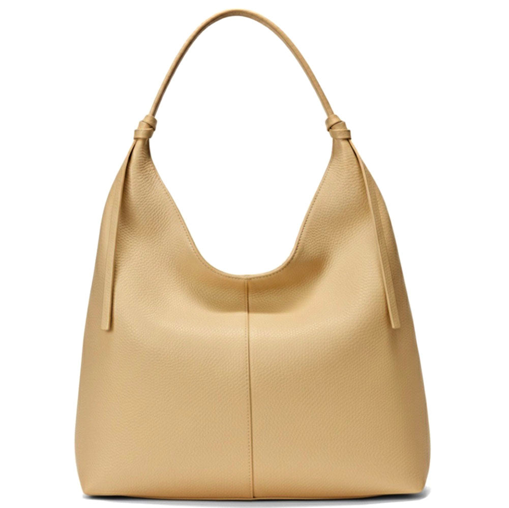 Flavia Oversized Soft Leather Shoulder Bag - Made In Italy