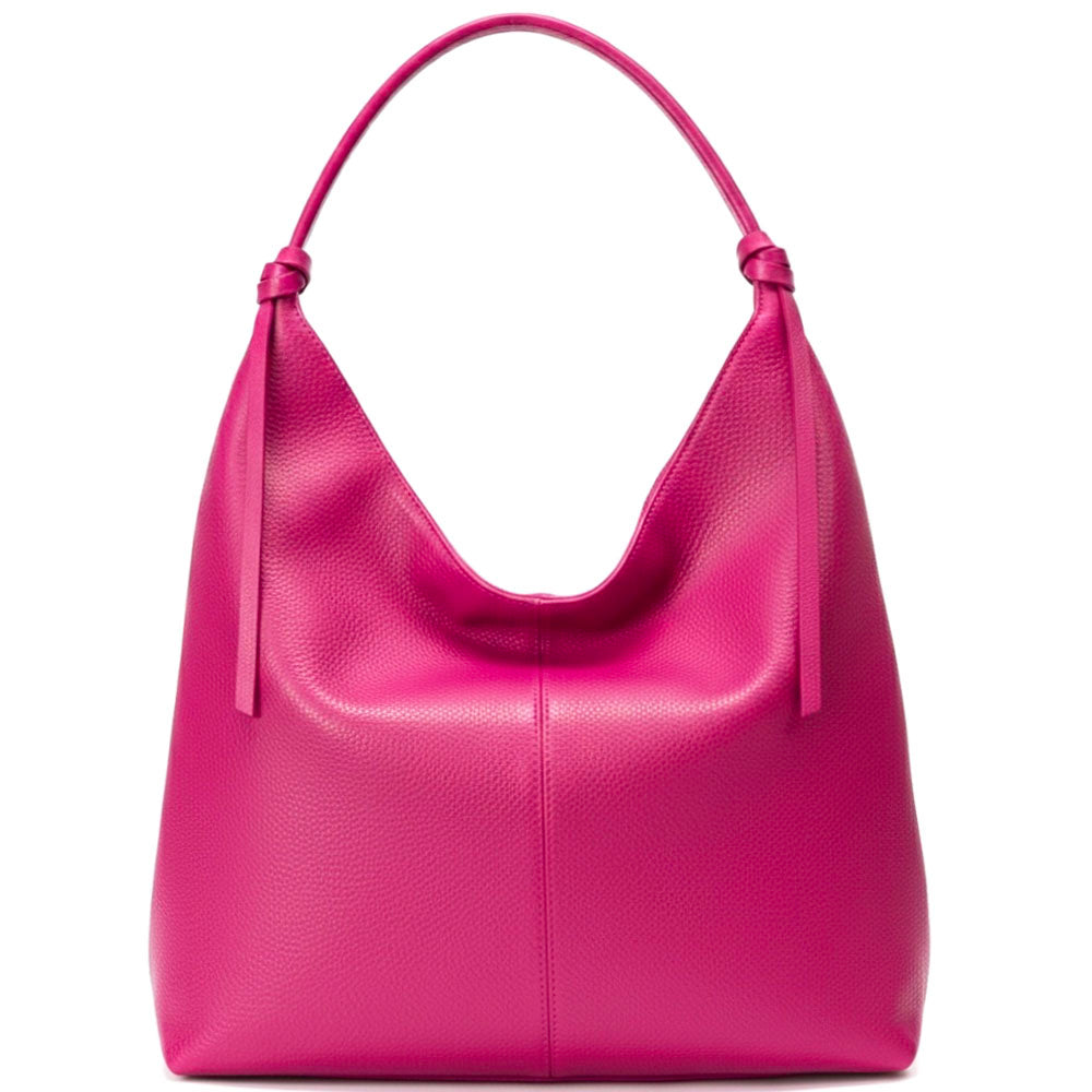 Flavia Oversized Soft Leather Shoulder Bag - Made In Italy