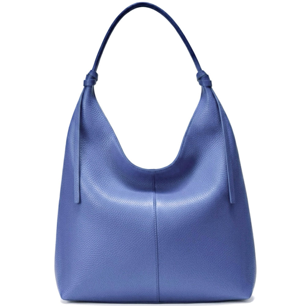 Flavia Oversized Soft Leather Shoulder Bag - Made In Italy