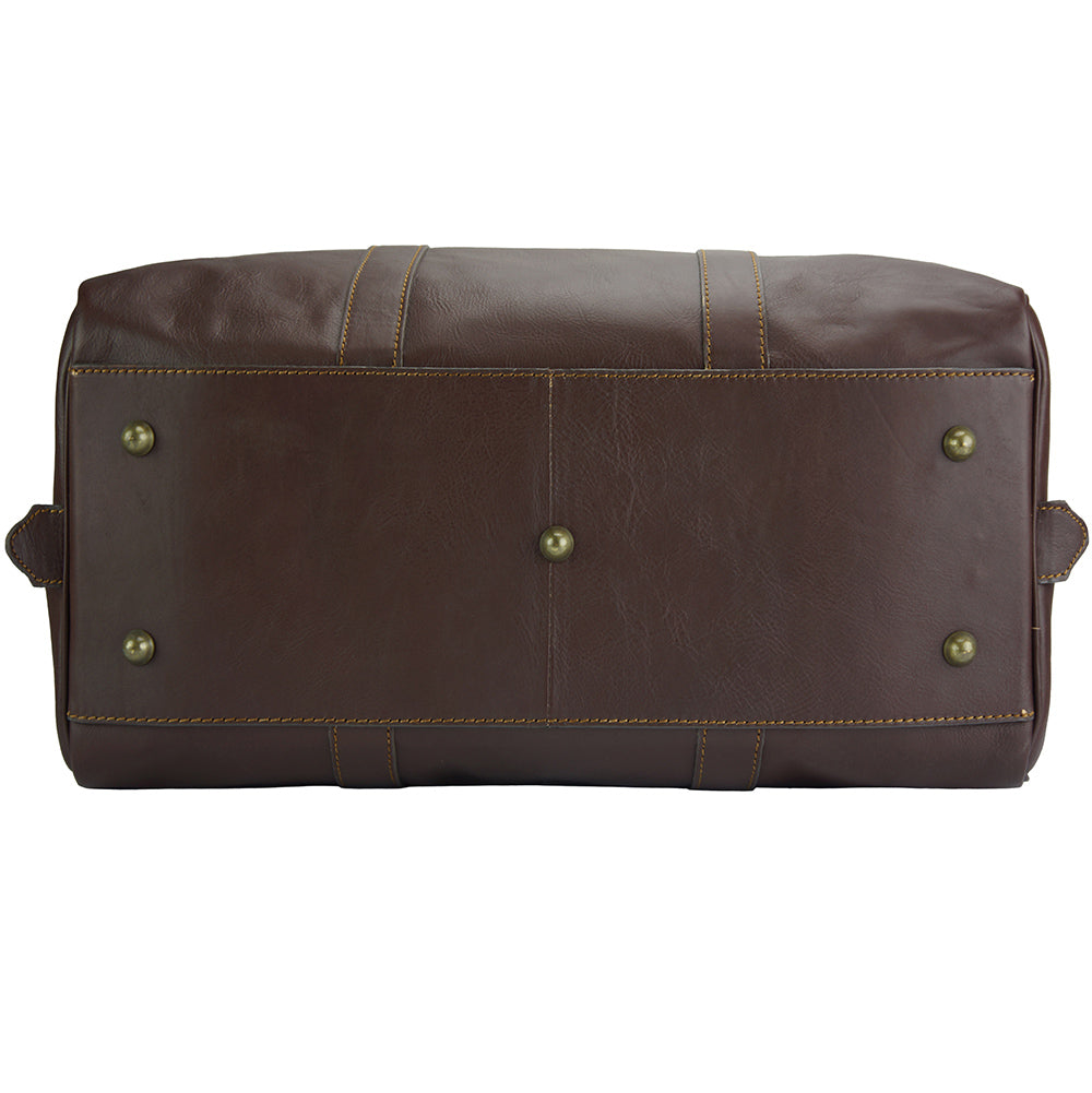 Gosto leather travel bag - Made In Italy