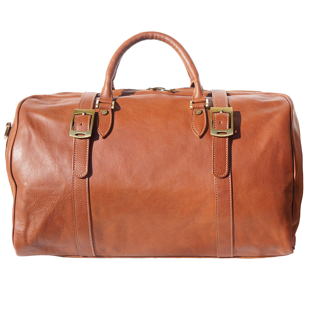 Fortunato Leather travel bag - Made In Italy
