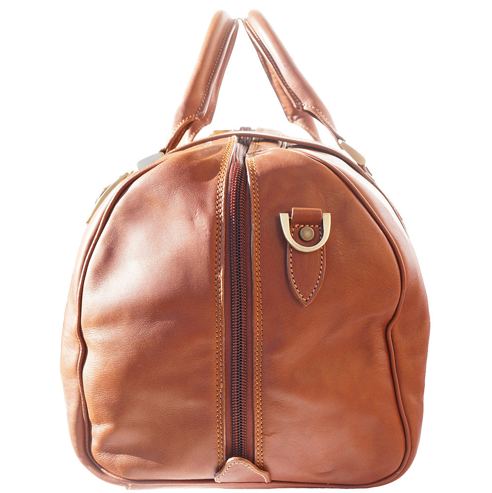Fortunato Leather travel bag - Made In Italy