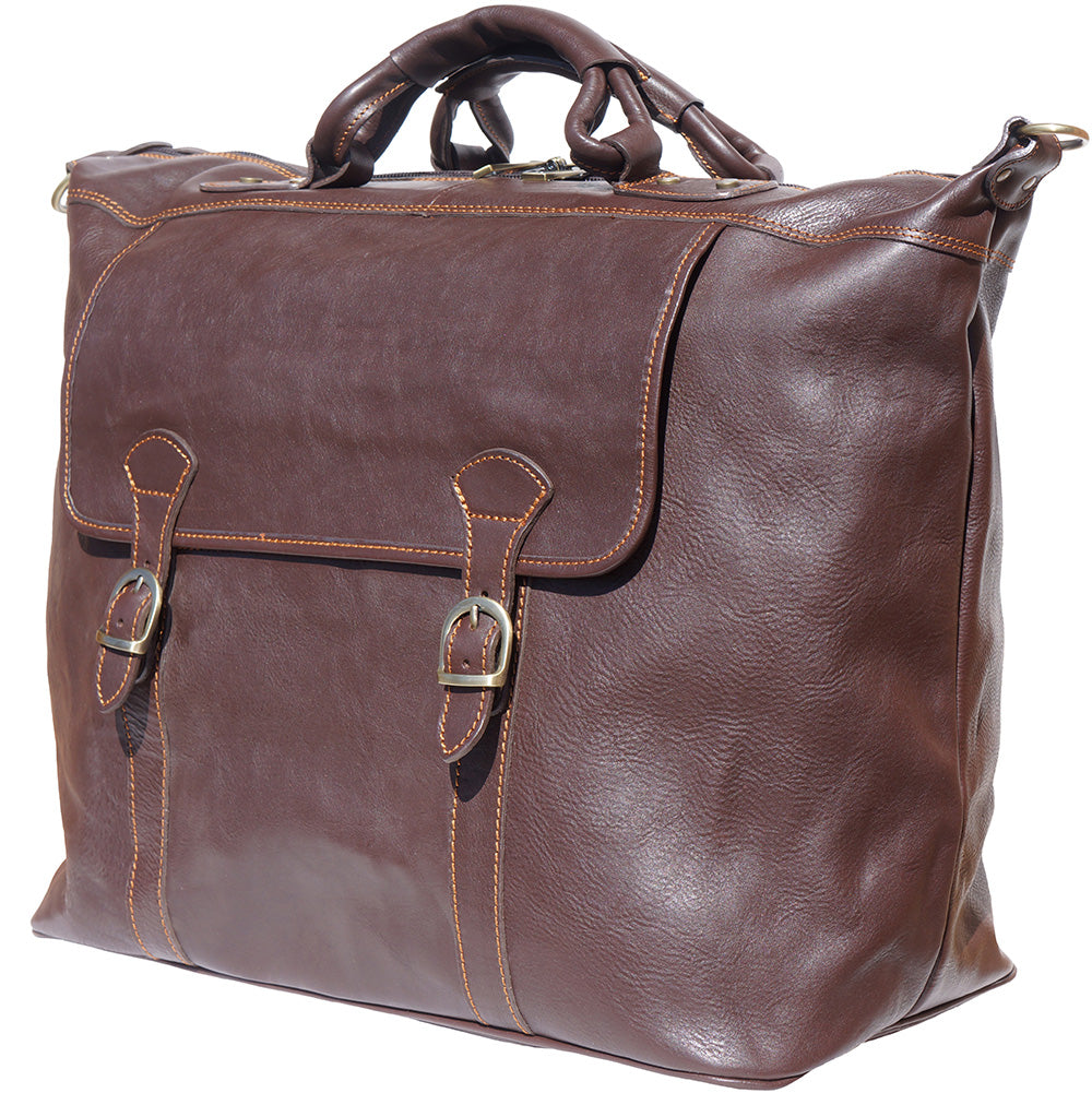Weekender Leather Travel bag - Made In Italy