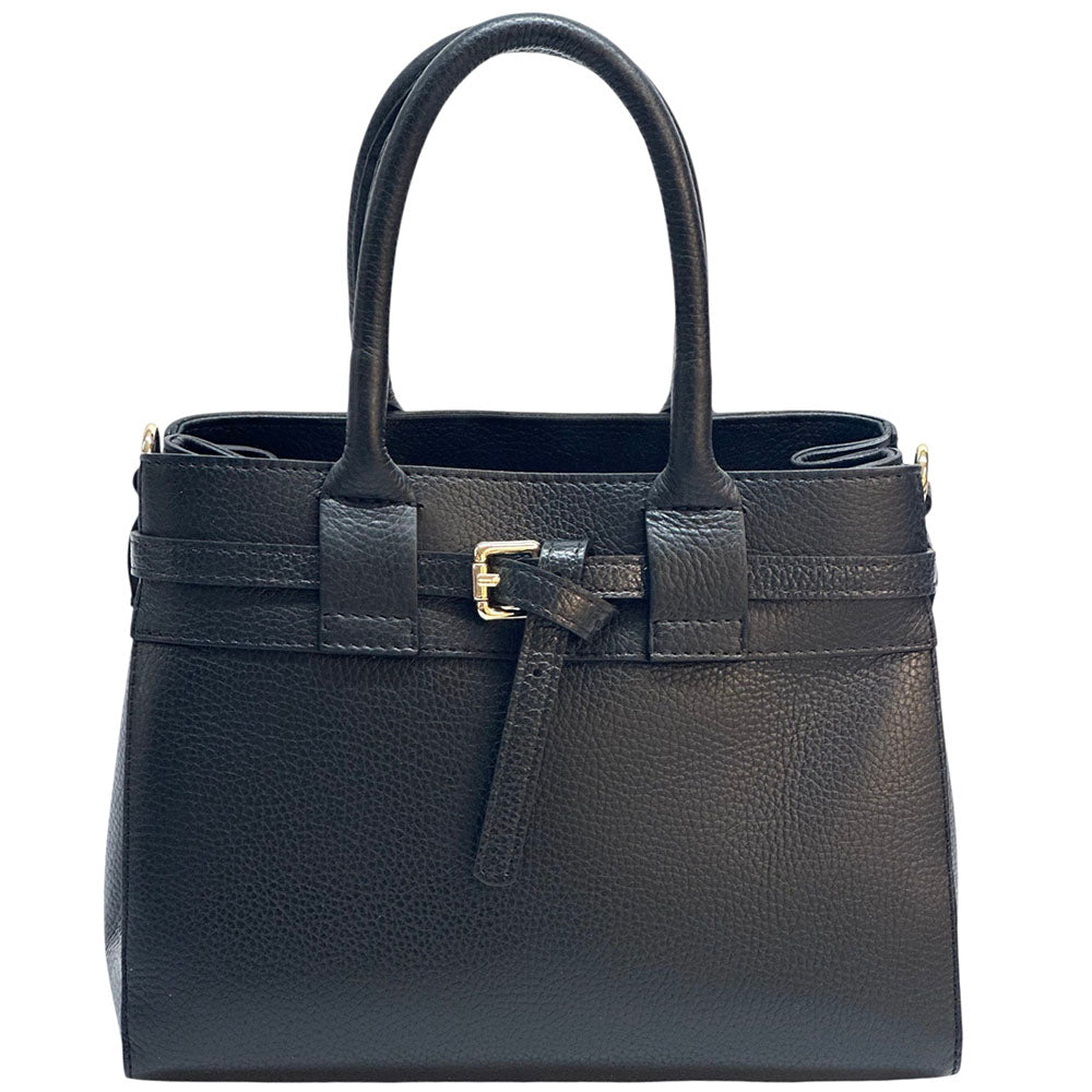 Voyage structured cow leather bag - Made In Italy
