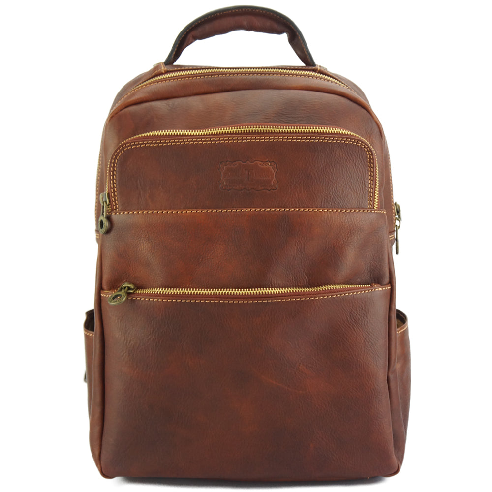 Charlie backpack in cow leather - Made In Italy