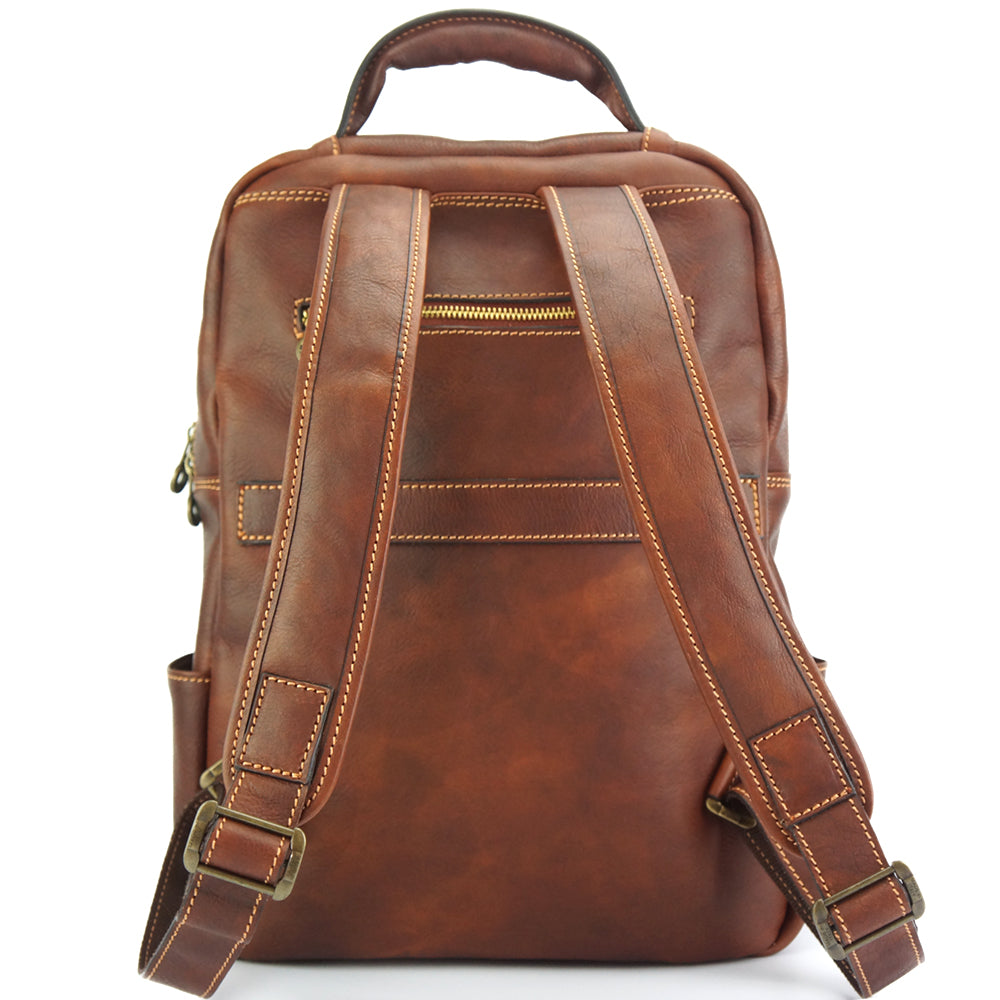Charlie backpack in cow leather - Made In Italy