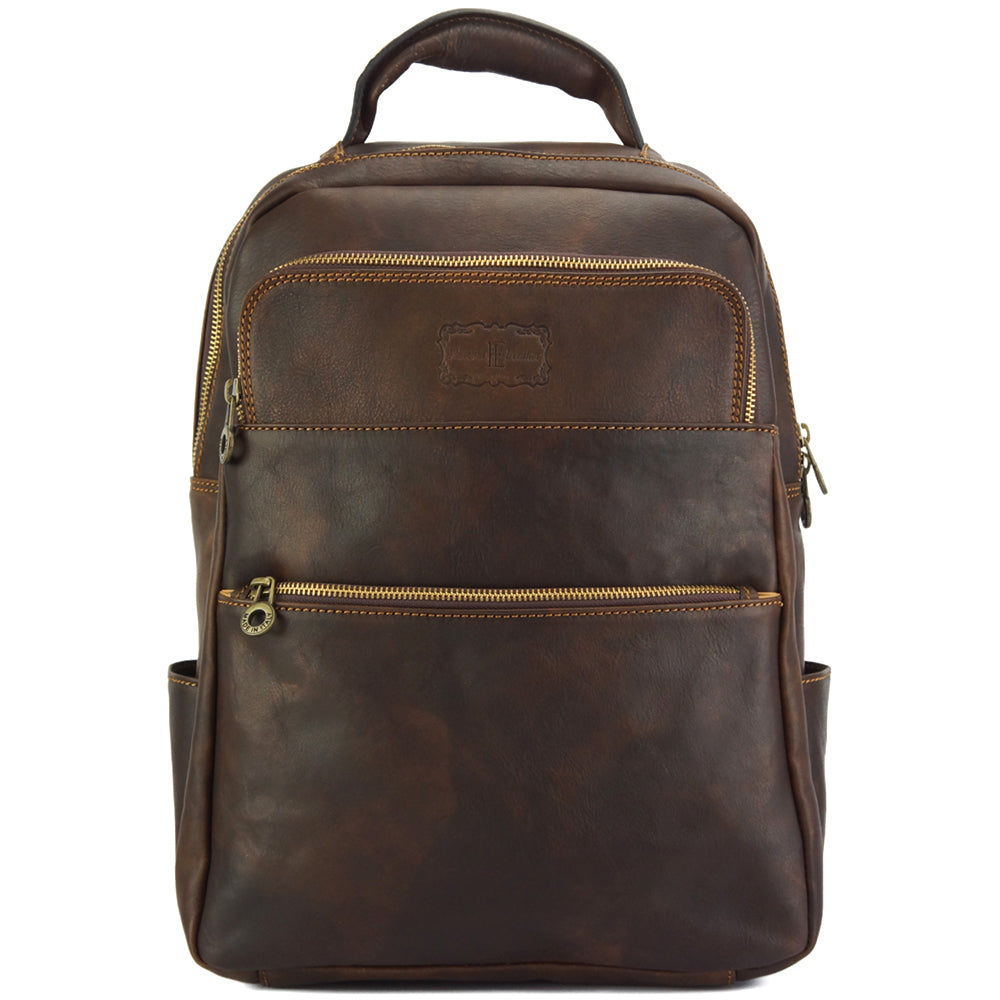 Charlie backpack in cow leather - Made In Italy