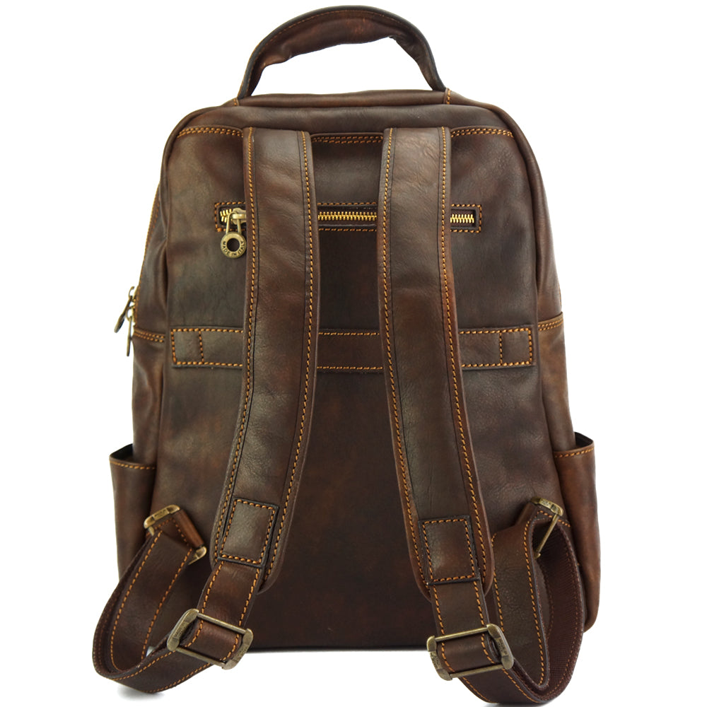 Charlie backpack in cow leather - Made In Italy