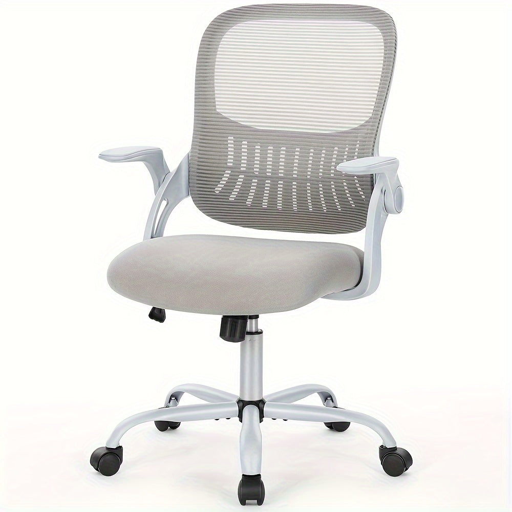 Office Computer Desk Chair, Ergonomic Mid-Back Mesh Rolling Work Swivel Task Chairs with Comfortable Lumbar Support