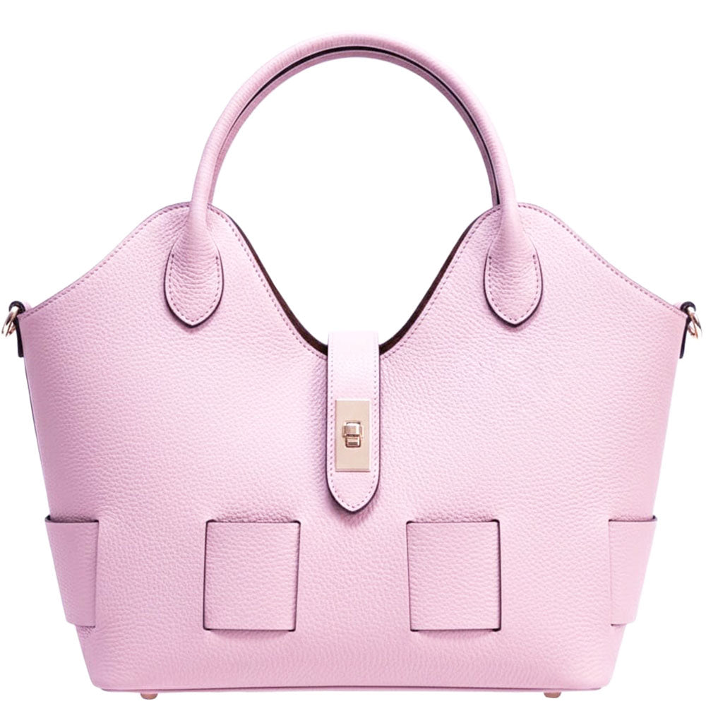 Lunetta Italian Cow Leather Tote Bag - Made In Italy