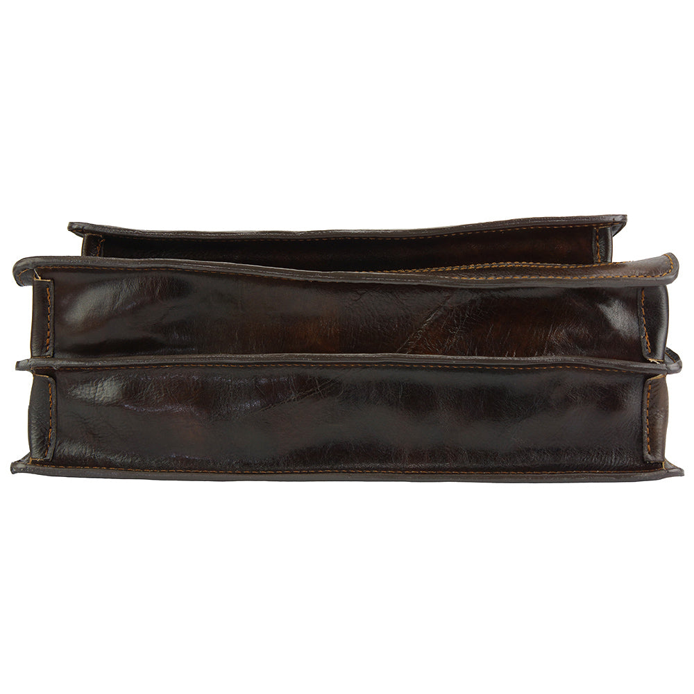 Dalmazio Leather Briefcase - Made In Italy