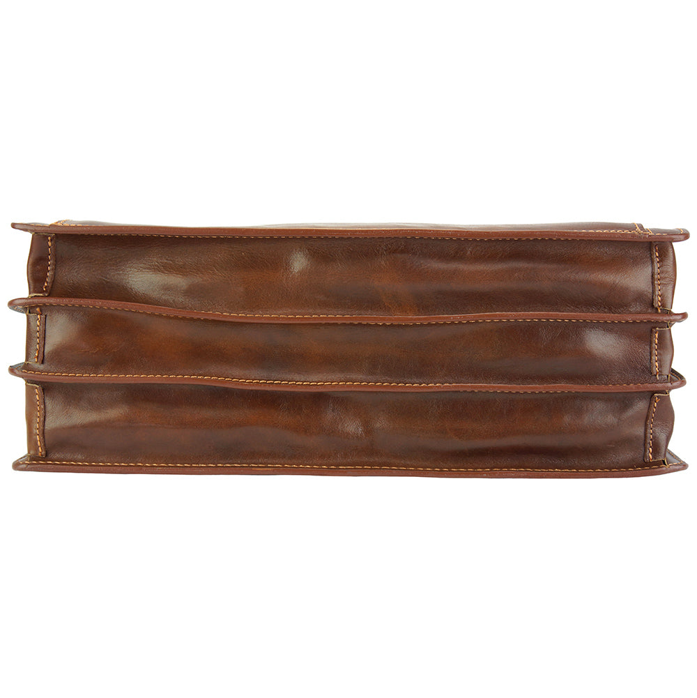 Filippo Leather Business Briefcase - Made In Italy