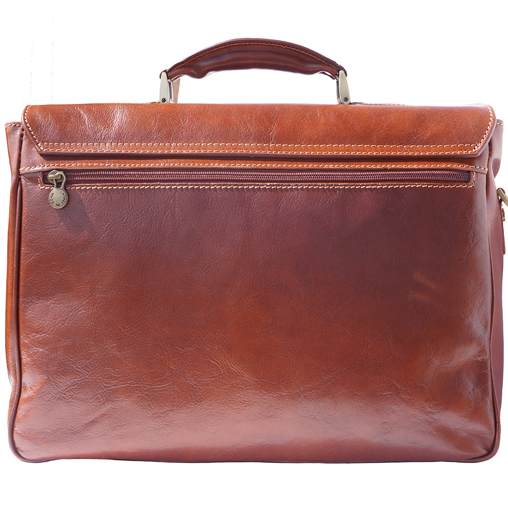 Andrea Leather Business briefcase - Made In Italy