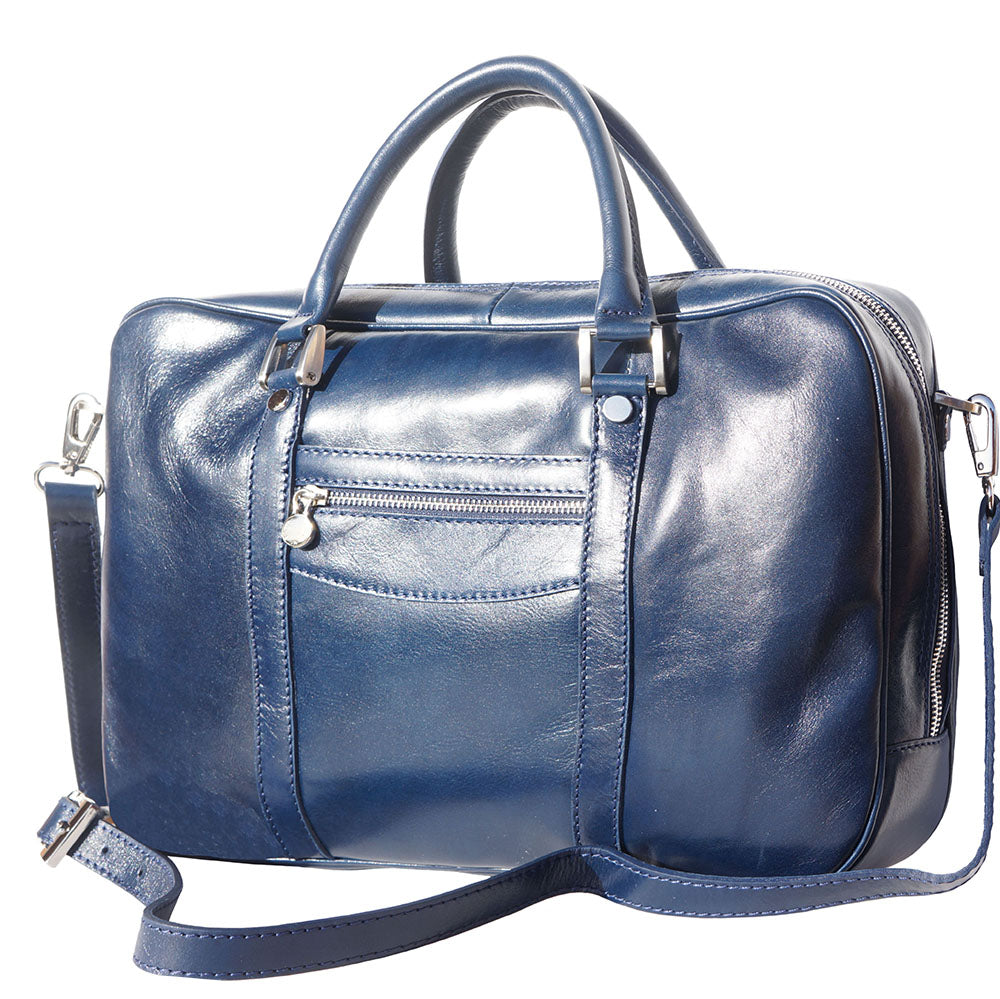 Gianpaolo leather briefcase - Made In Italy