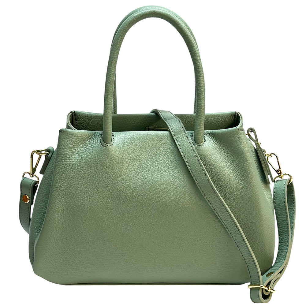 Melisara Italian Cow Leather Handbag - Made In Italy
