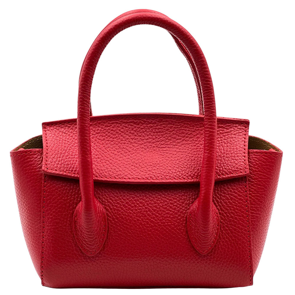 Lucilla Small Italian Cow Leather Handbag - Made In Italy