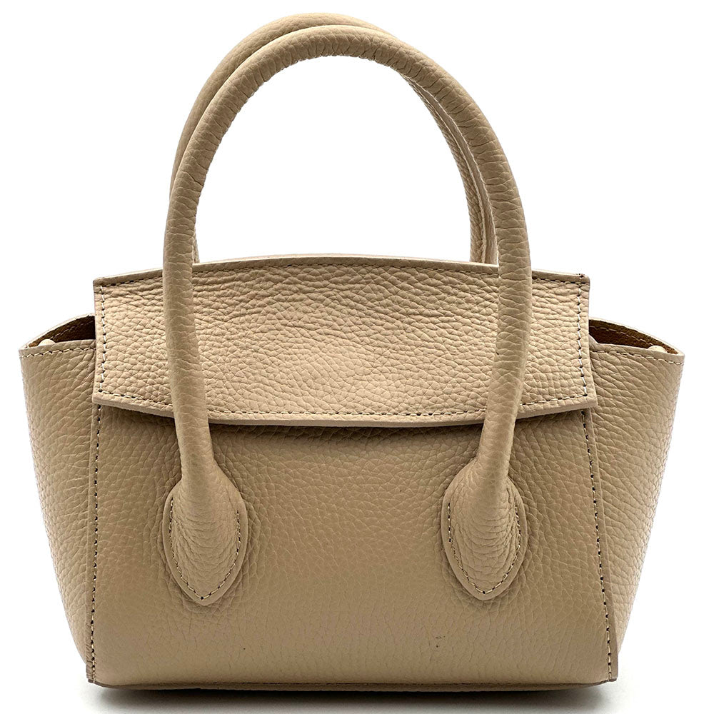 Lucilla Small Italian Cow Leather Handbag - Made In Italy