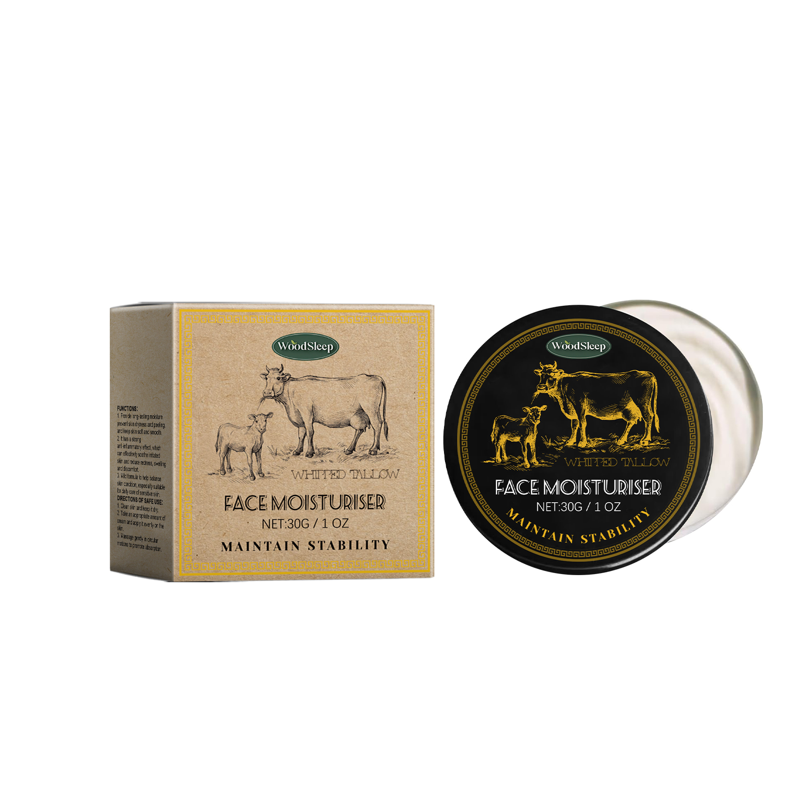 WoodSleep Butter Care Cream Gentle Moisturizing Moisturizing Care Facial Skin Care Cream
