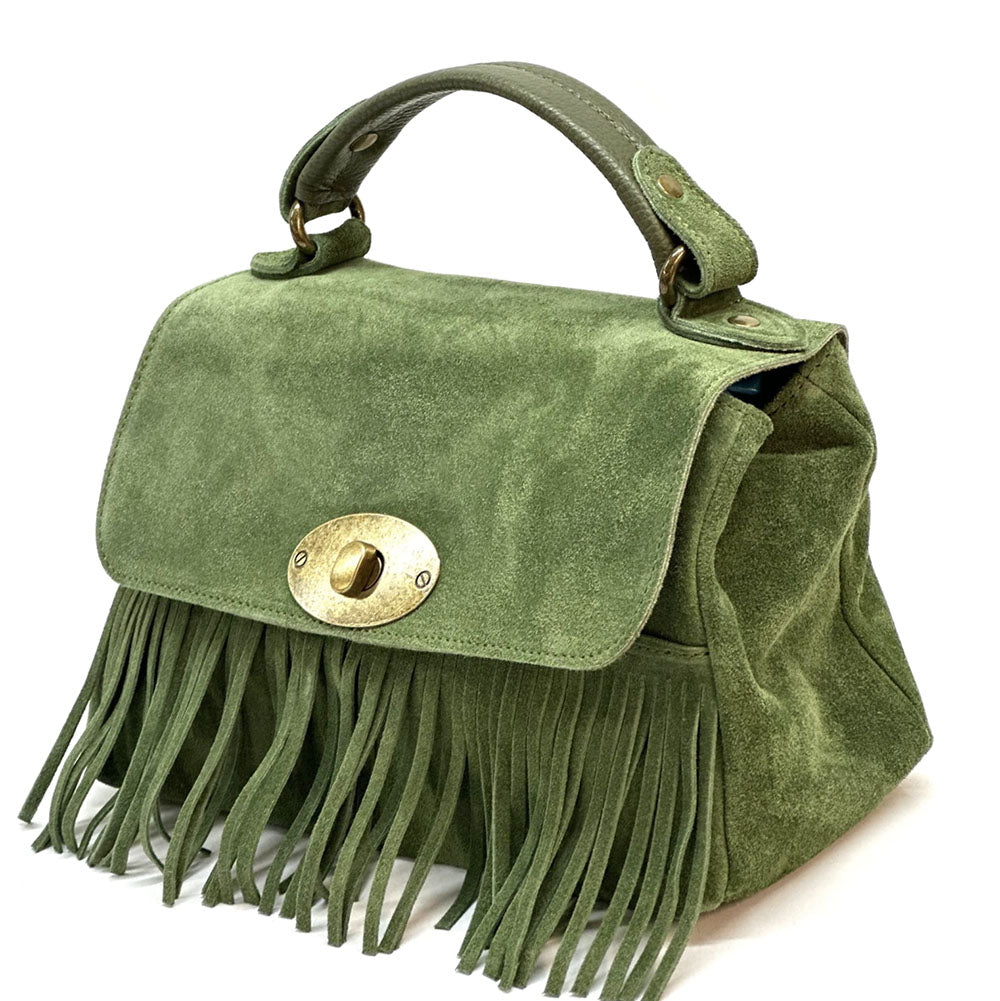 Lady leather handbag - Made In Italy