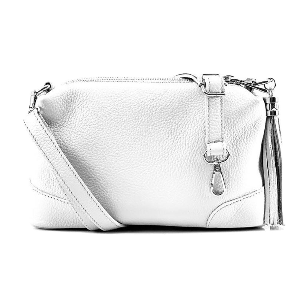 Sesbania Leather Crossbody Bag - Made In Italy