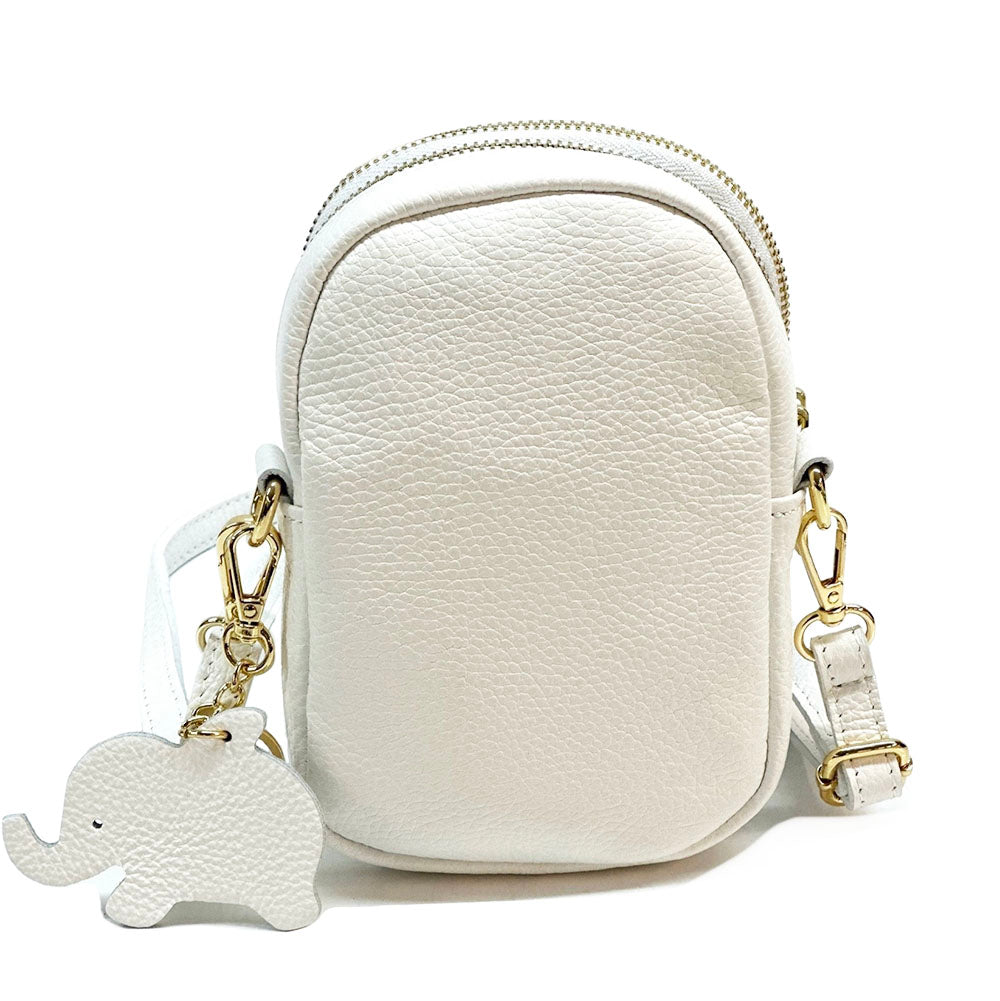 Argelia Mini Cow Leather Crossbody Bag - Made In Italy