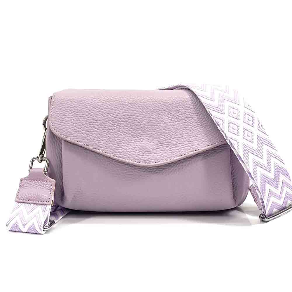 Adina Cow Leather Cross-Body Bag - Made In Italy