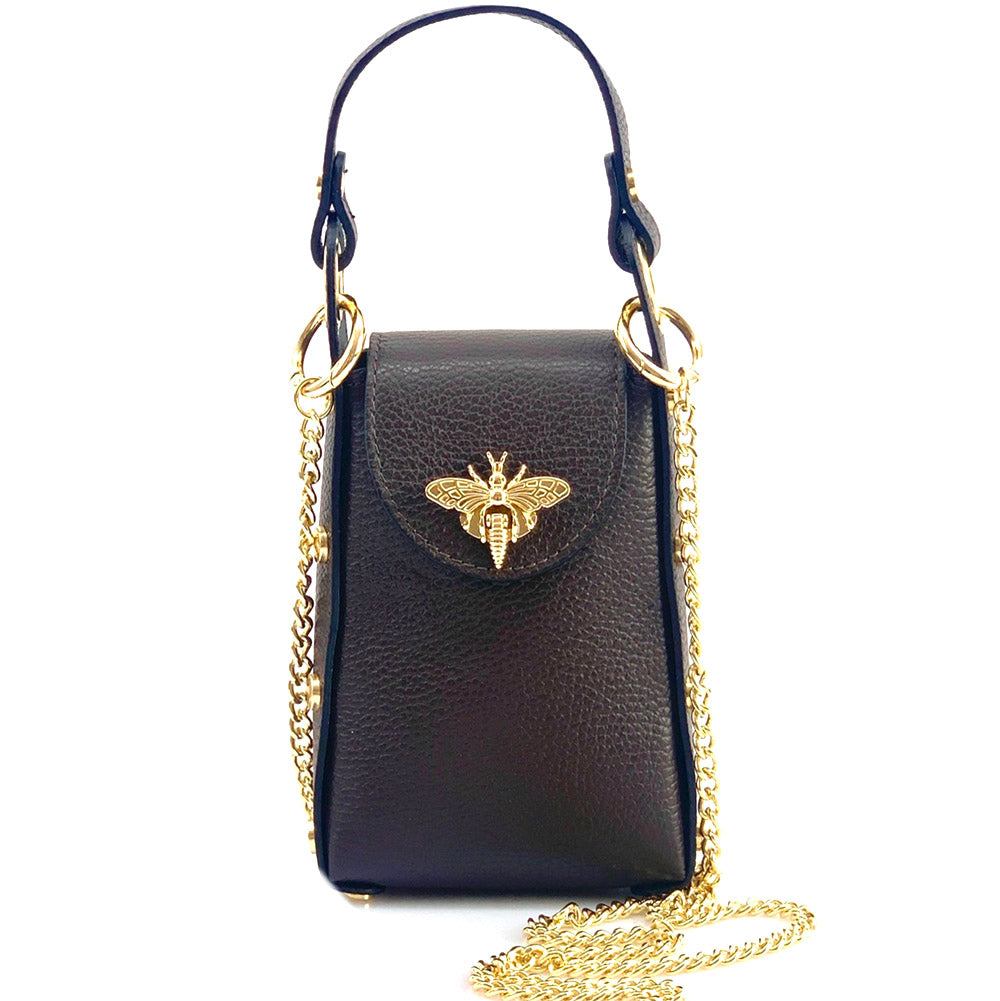 Bobbi leather Handbag - Made In Italy
